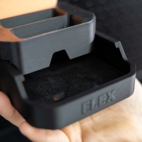 FX007 - Supporto a muro 3D per tamp. di lucidatura Ø40–80